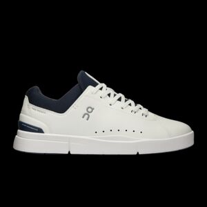 On Running THE ROGER Advantage Men's Sneakers in White and Dark Blue Sz M8 41